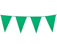 Girlanda Flagi, zielone (30x20 cm), 10 m
