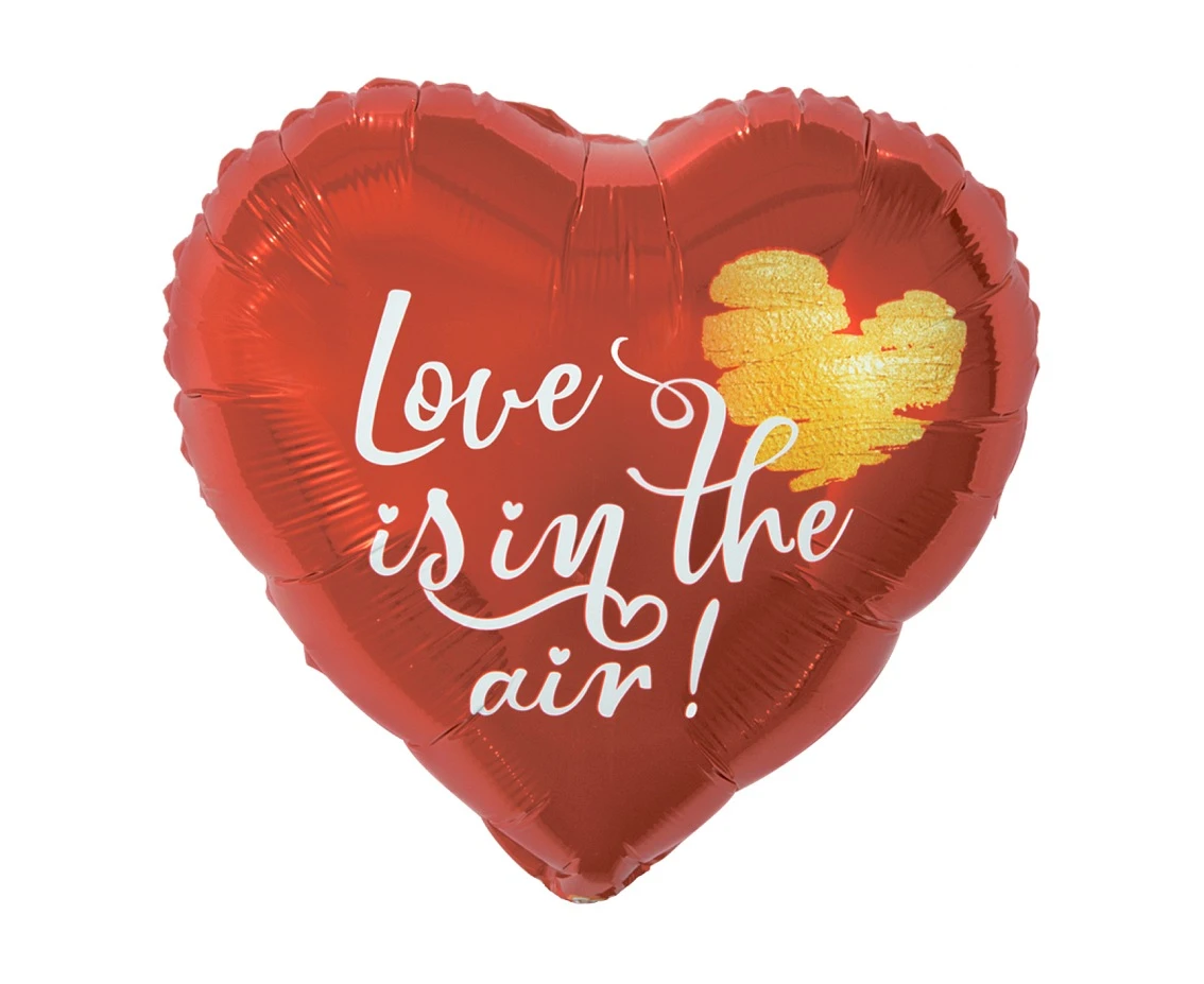 Balon foliowy 18" Love Is In The Air, KK