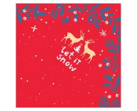 Serwetki Let It Snow, certyfikat FSC, 33x33 cm/ 20 szt. KK