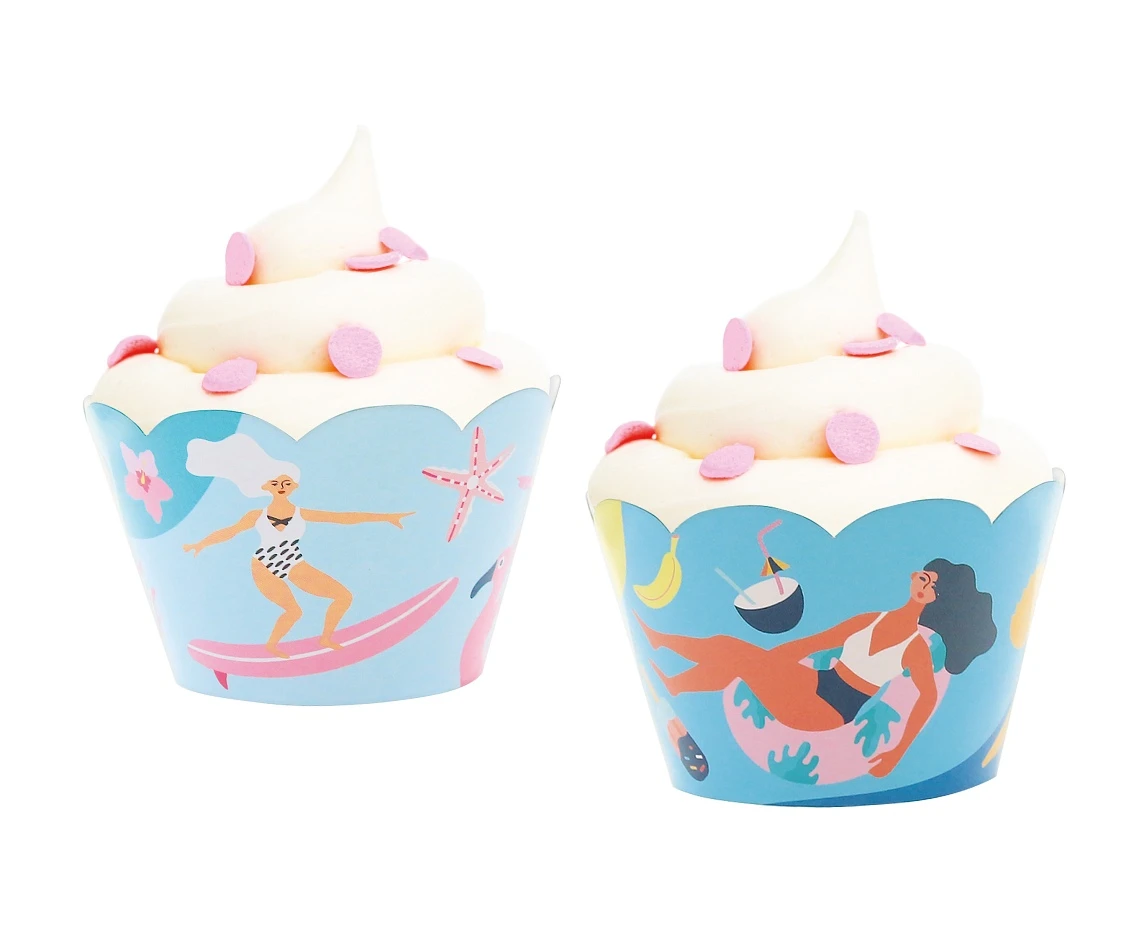 Papilotki do muffinek Summer - Let''''s party, 6 szt. KK