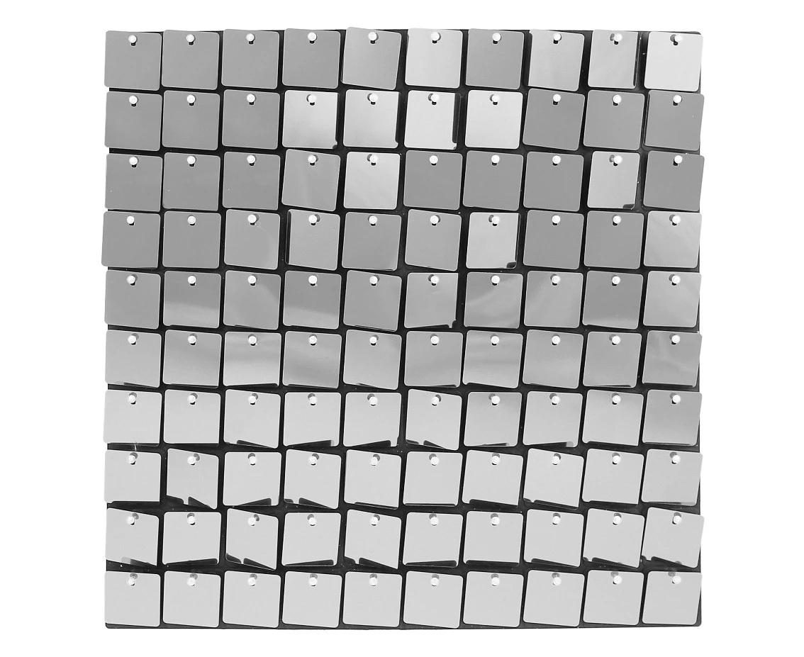 Panel dekoracyjny grafitowy, czarne tło, 30x30 cm/ 100 kwadratów KK