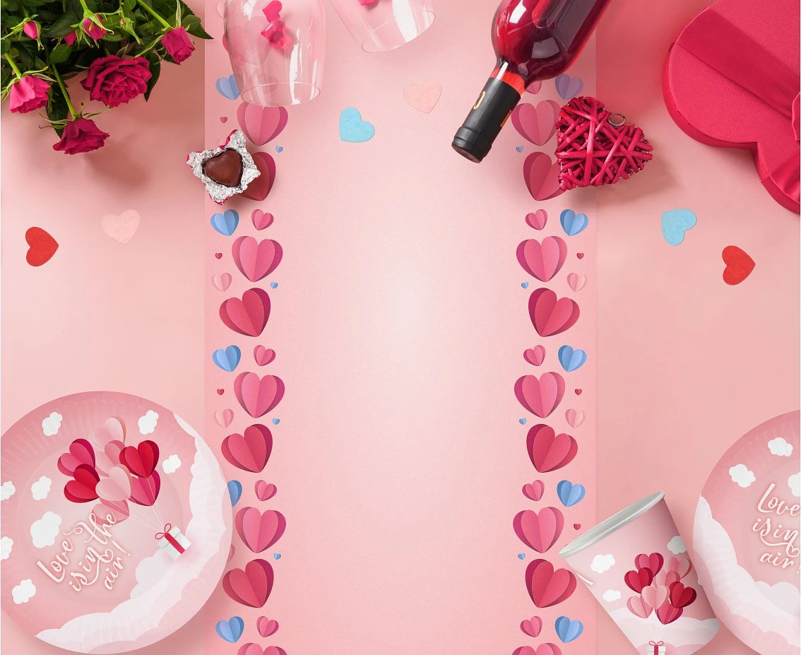 Konfetti bibułkowe Love is in the air, eco-friendly, mix, 20 g.