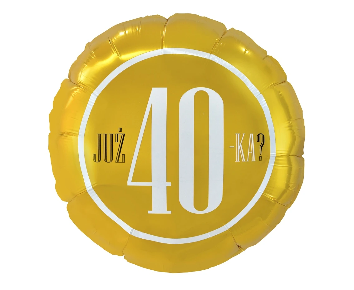Balon foliowy Już 40-ka?, 18 cali KK