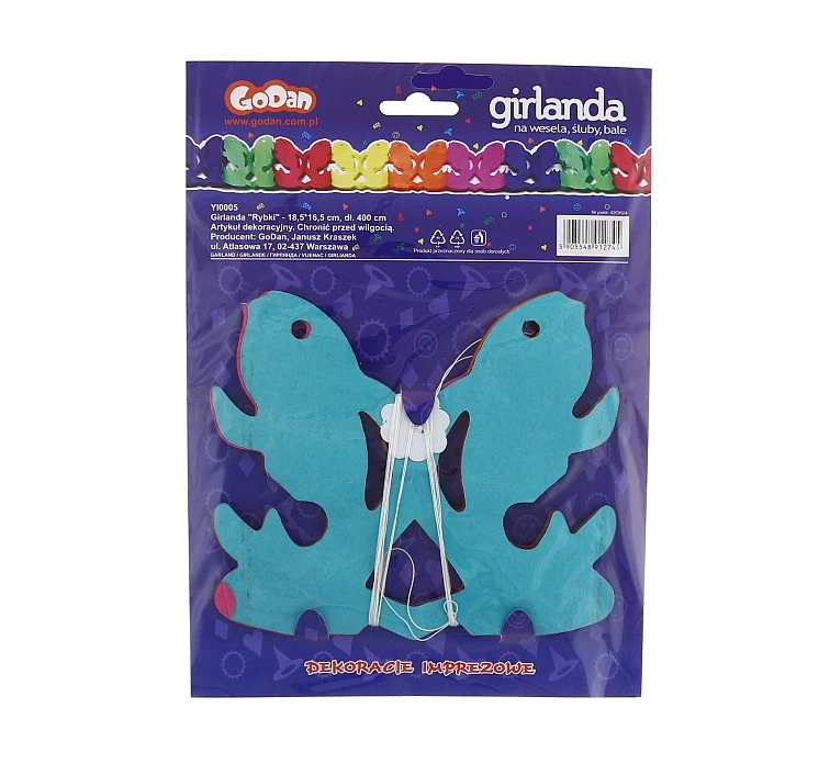 Girlanda "Rybki" - 18,5*16,5*400 cm