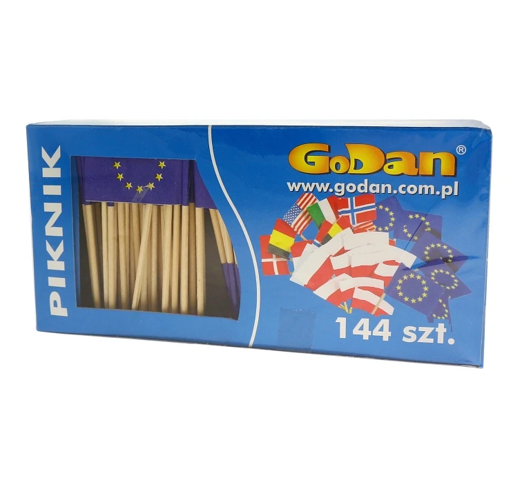 Szpilki "Flaga" 6,8 cm UE / 144 szt. kk.