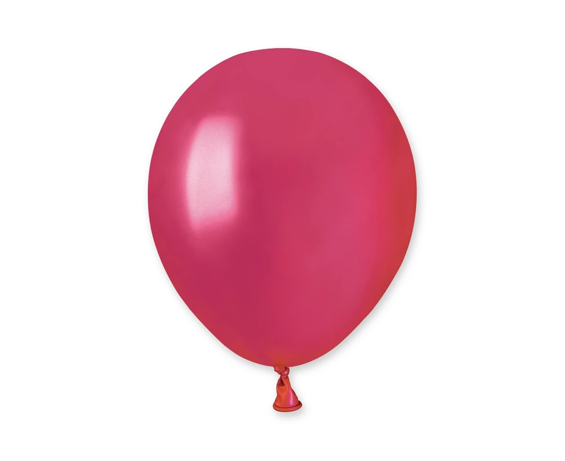 Balony Gemar 5", metalik czerwone, 100szt. KK