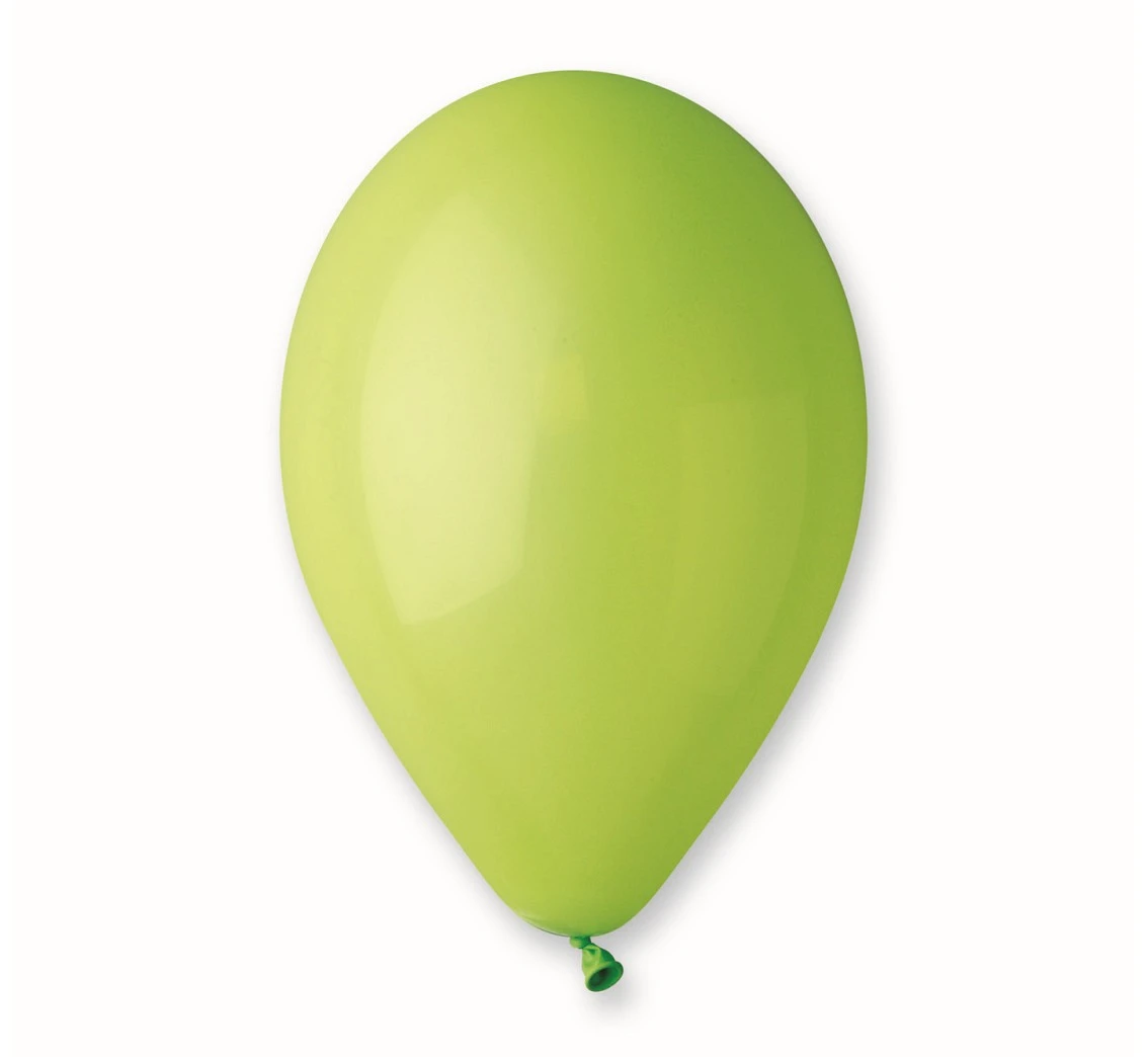 Balony Gemar 10", pastel pistacjowe, 100szt.