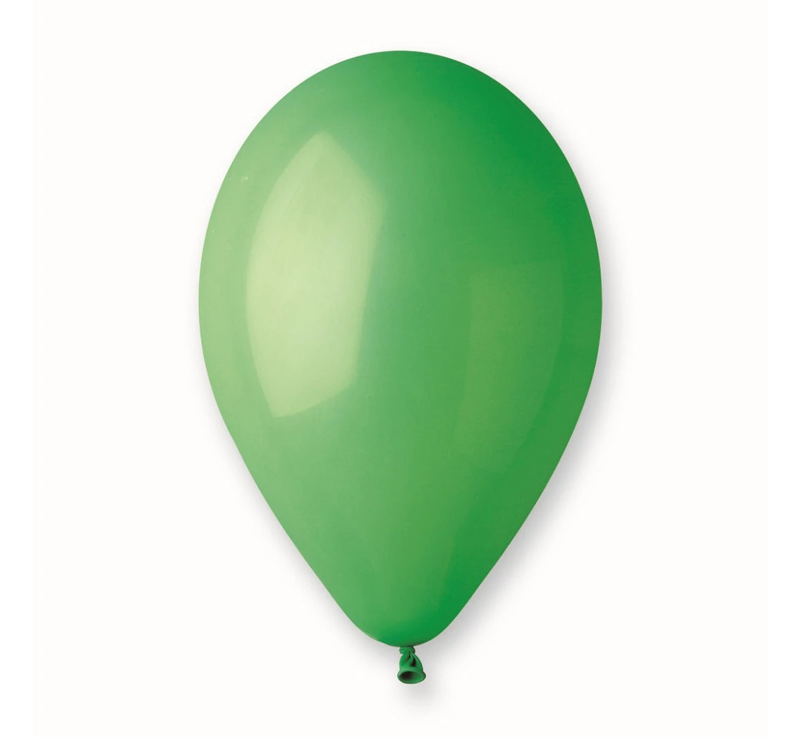 Balony Gemar 10", pastel zielone, 100szt.