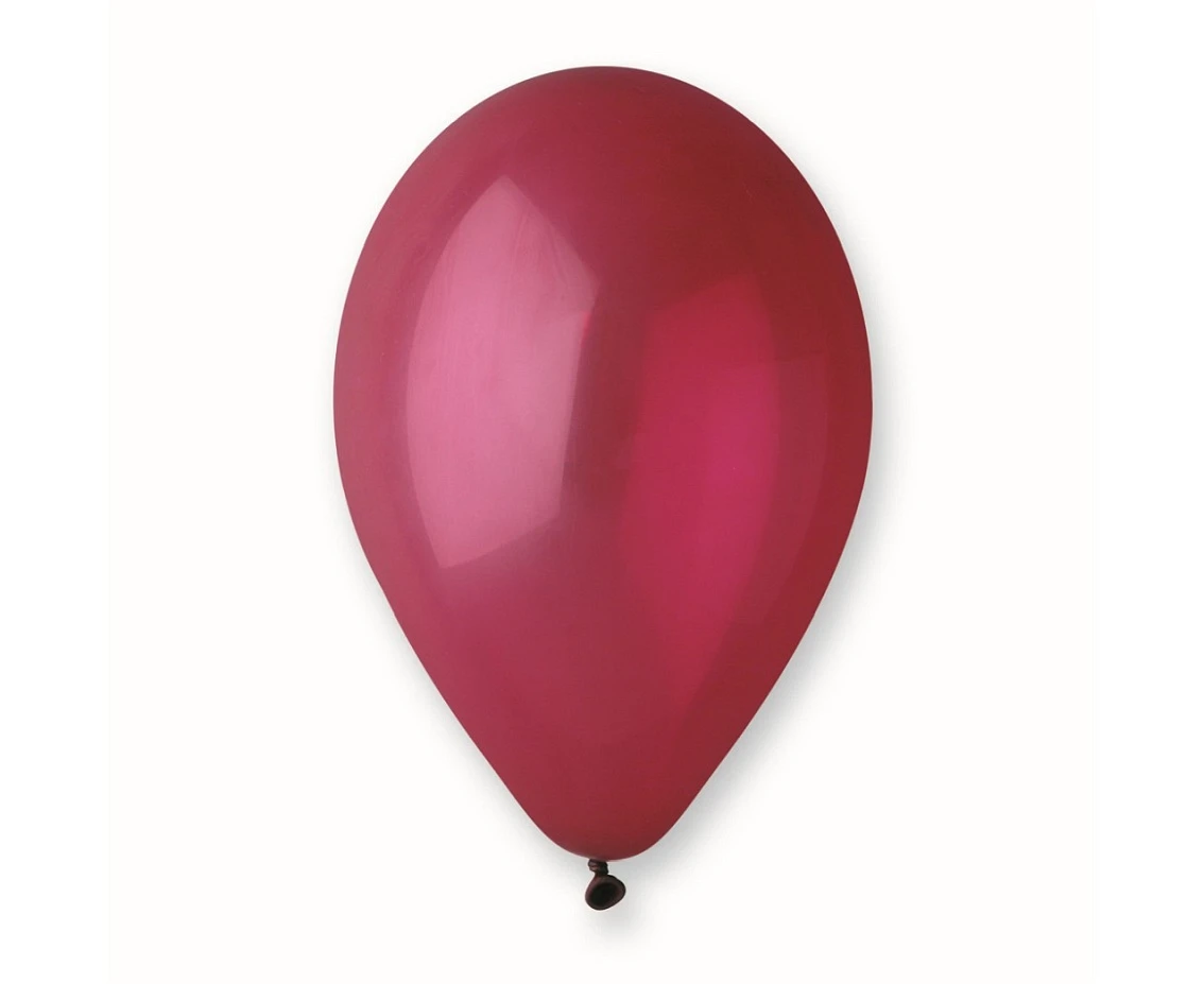 Balony Gemar 12", pastel burgundowe, 100szt.
