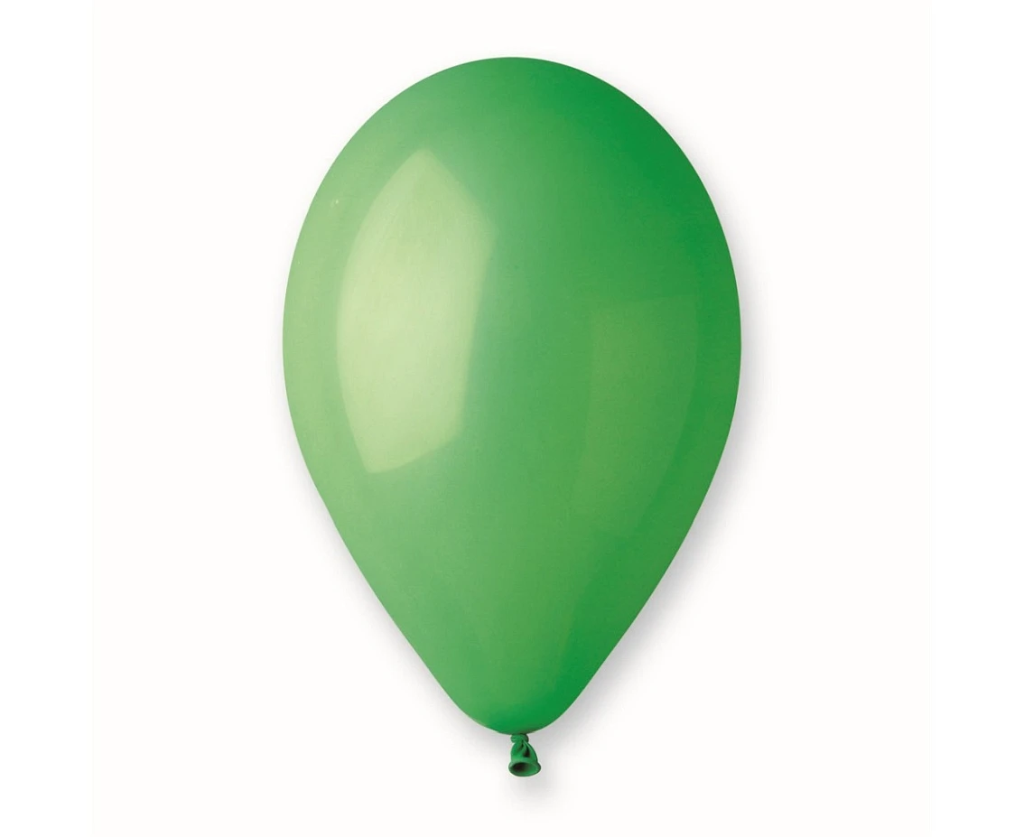 Balony Gemar 12", pastel zielone, 100szt.