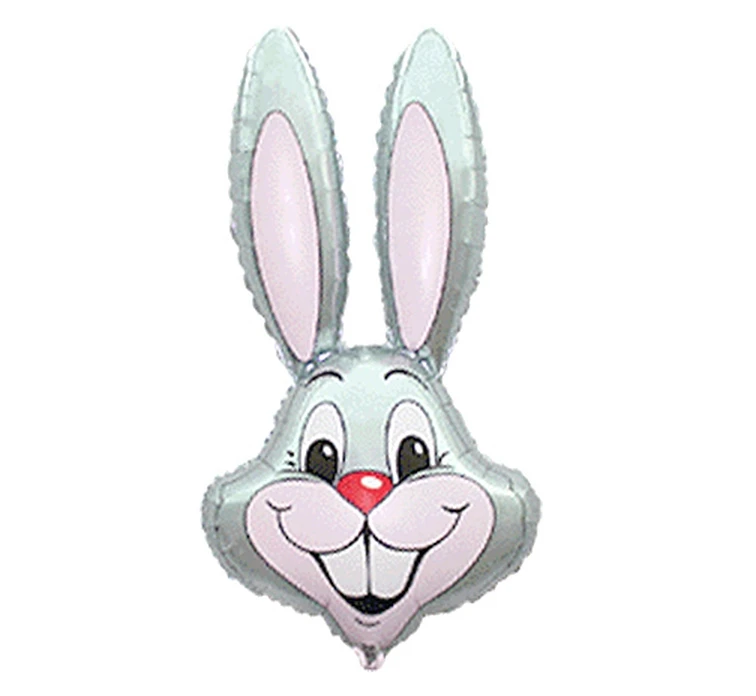 Balon foliowy 14" FX - Rabbit - Królik (szary), niepakowany