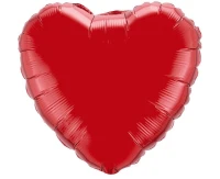 Balon foliowy 18" FX - Serce (czerwone), niepakowany
