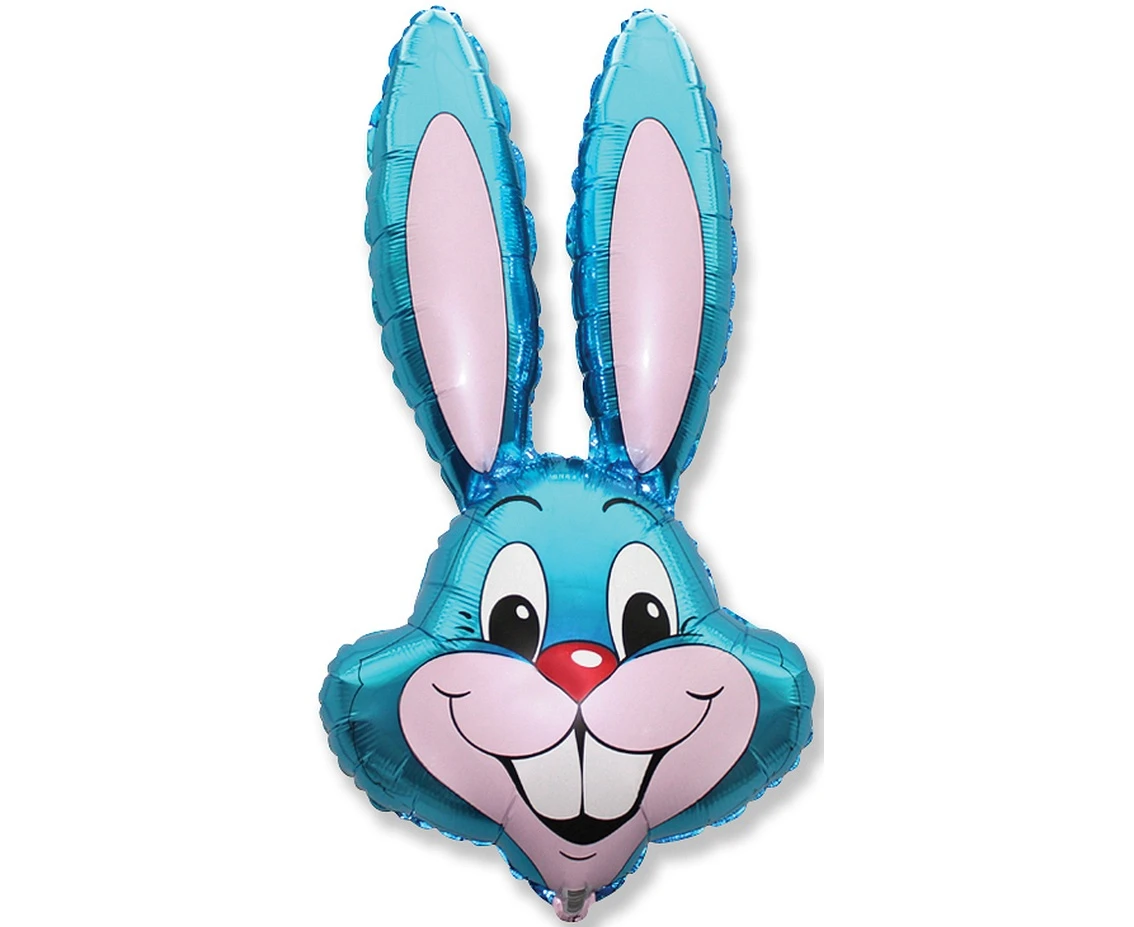 Balon foliowy 24" FX - Rabbit (niebieski), niepakowany