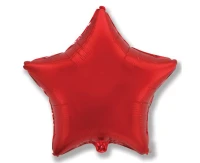 Balon foliowy 18" FX - Gwiazda (czerwona), niepakowany