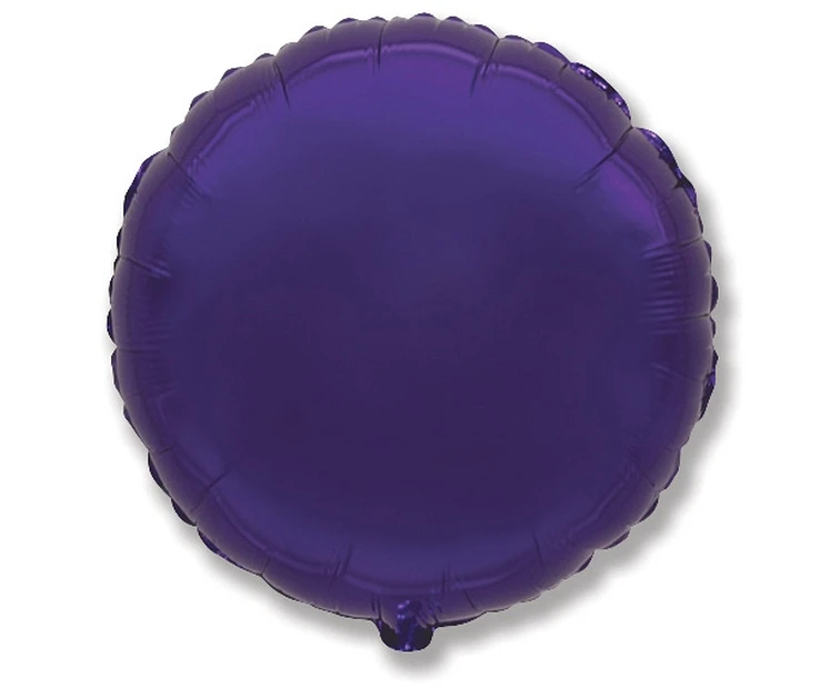 Balon foliowy 18" FX - Okrągły (fioletowy), niepakowany KK