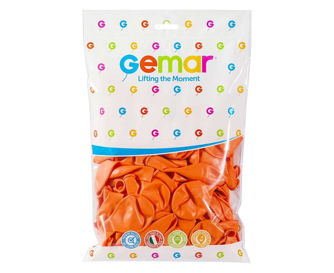 Balony Gemar 10", pastel brzoskwiniowe macaron, 100szt.