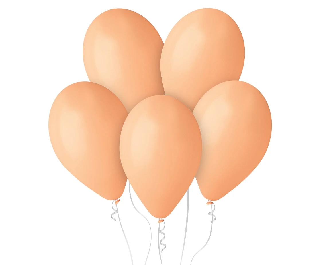 Balony Gemar 12", pastel brzoskwiniowe macaron, 100szt.