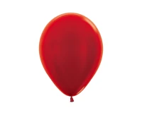 Balony Sempertex 5", (metallic red) Metallic Czerwone, 50 szt.