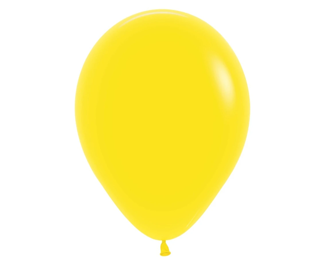 Balony Sempertex 12", (yellow) Żółte, 50 szt.