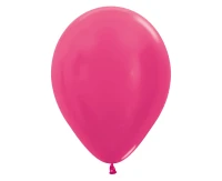 Balony Sempertex 12", Metallic Fuksja, 50 szt.