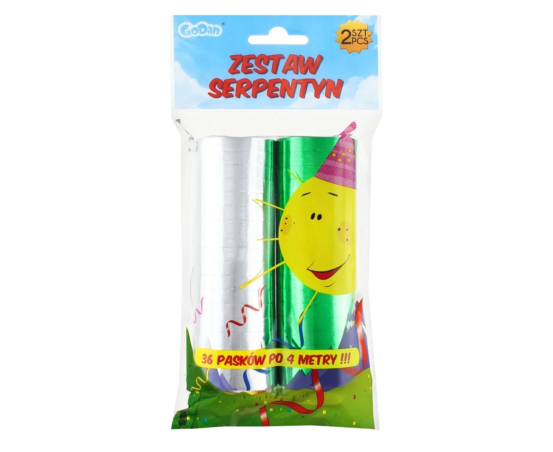 Serpentyny foliowe 2 szt.