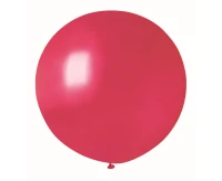 Balony Gemar, kula metalik 0.65m czerwona, 1szt. KK