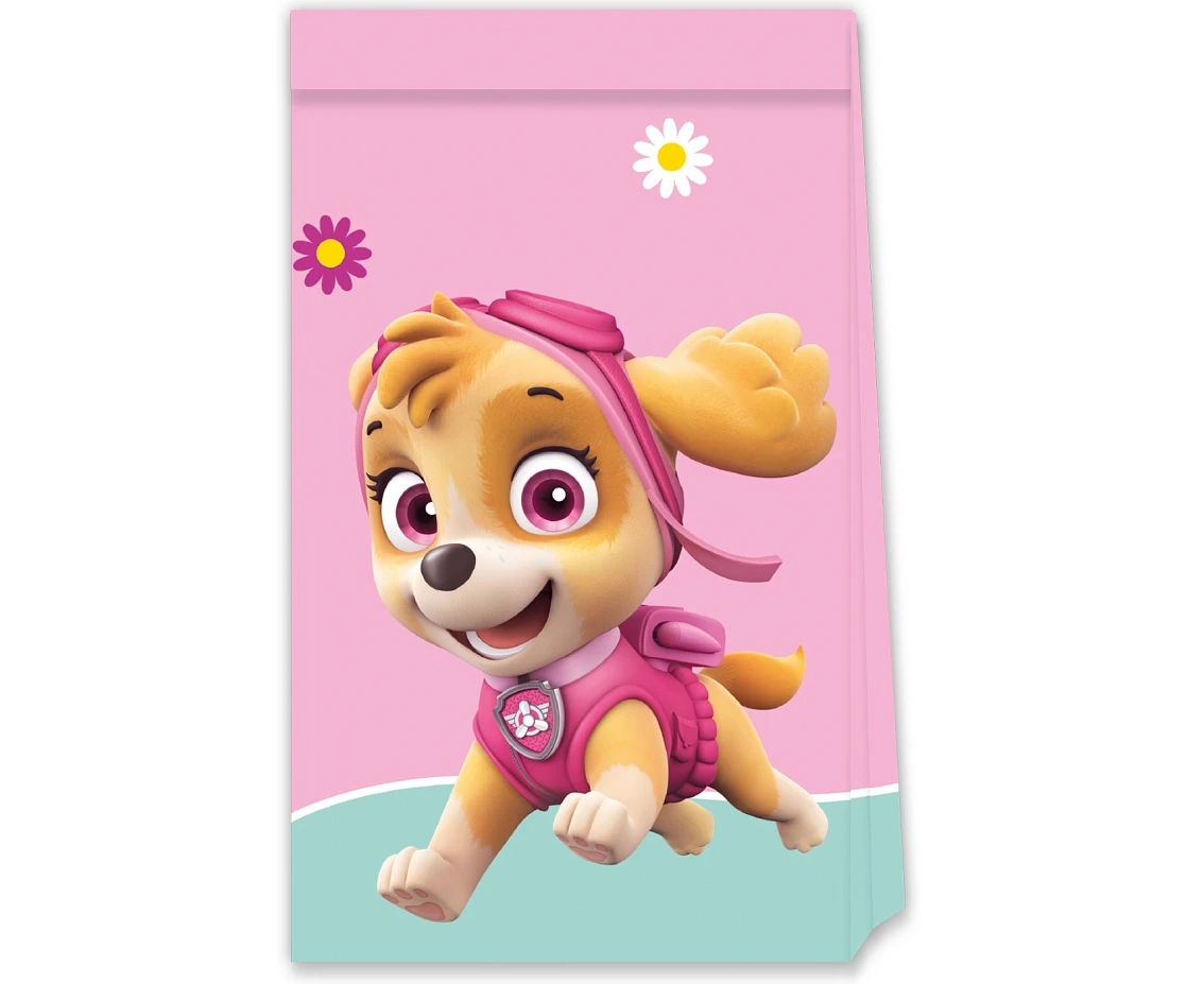 Torebki papierowe Paw Patrol: Skye & Everest, 4 szt. KK