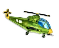 Balon foliowy 24" FX - Helikopter (zielony), niepakowany