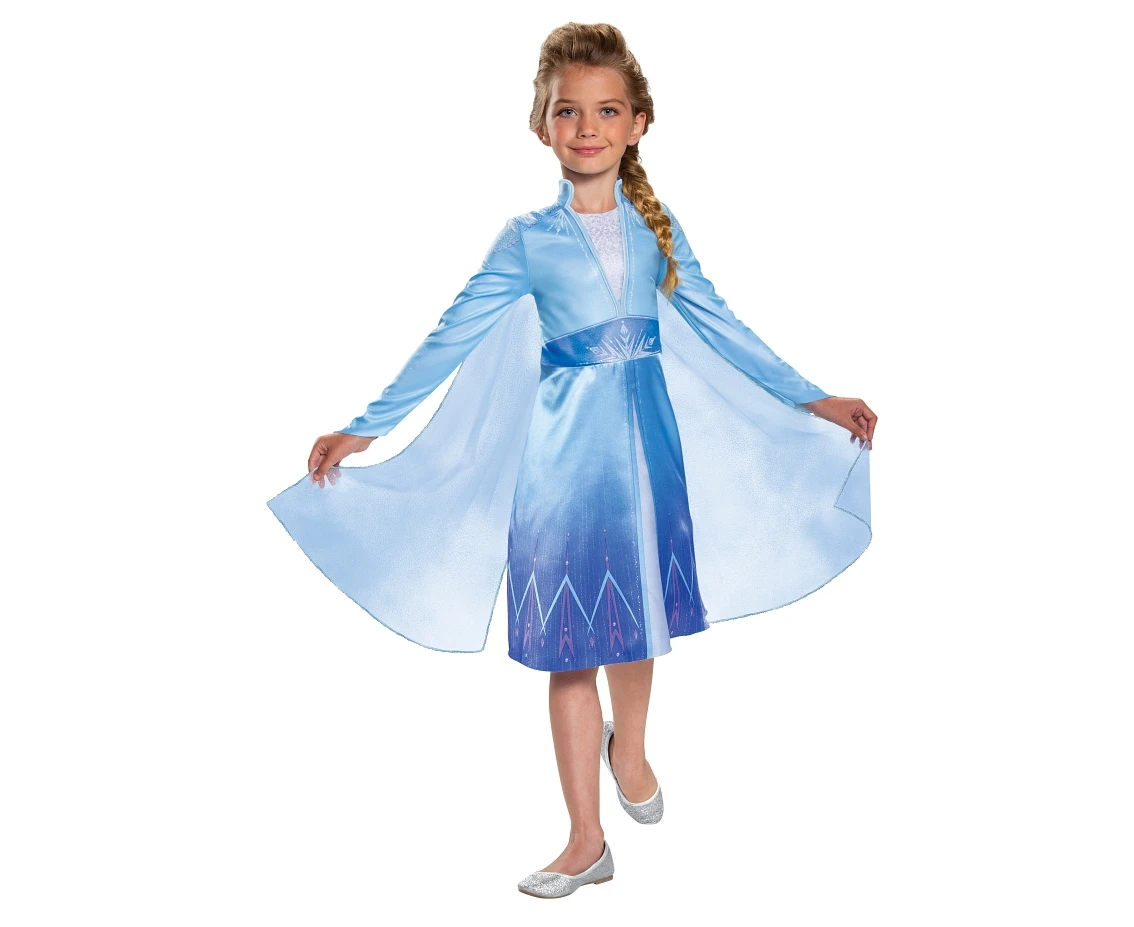 Strój Elsa Classic - Frozen 2 (licencja), rozm. M (7-8 lat) KK