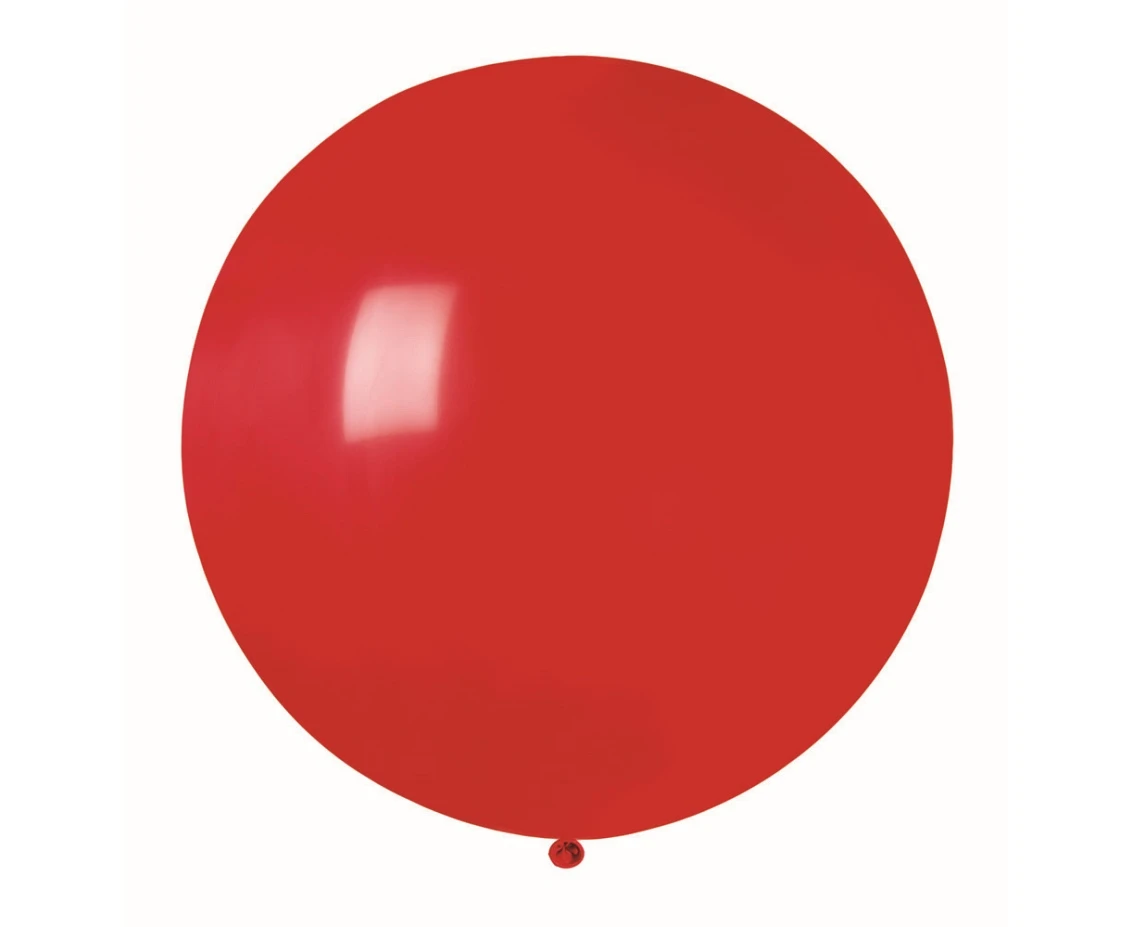 Balony Gemar, pastel kula, 0.75m ciemnoczerwona, 1szt.