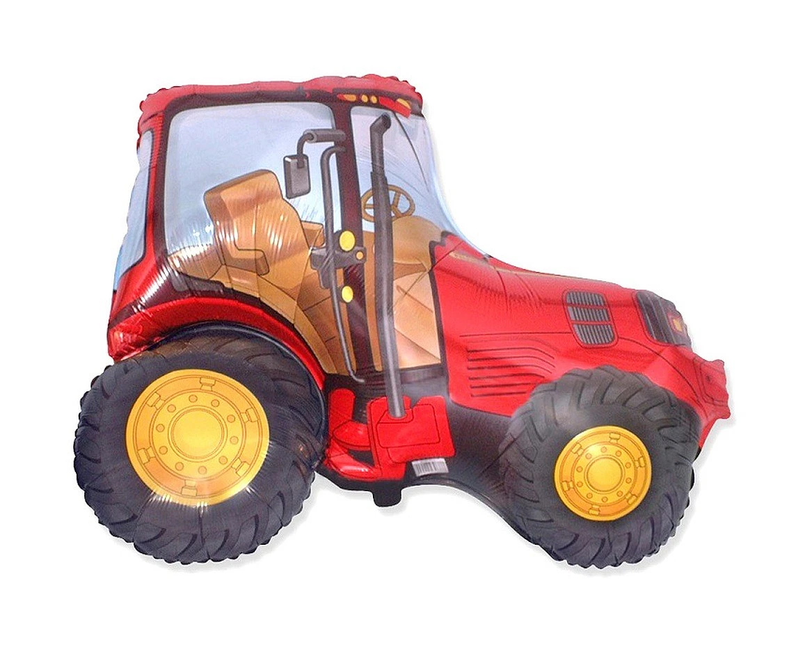 Balon foliowy 24" FX - Traktor (czerwony), niepakowany
