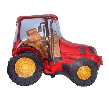 Balon foliowy 14" FX - Traktor (czerwony), niepakowany