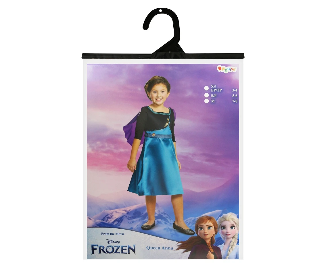Strój Anna Queen Basic - Frozen 2 (licencja), rozm. S (5-6 lat) KK
