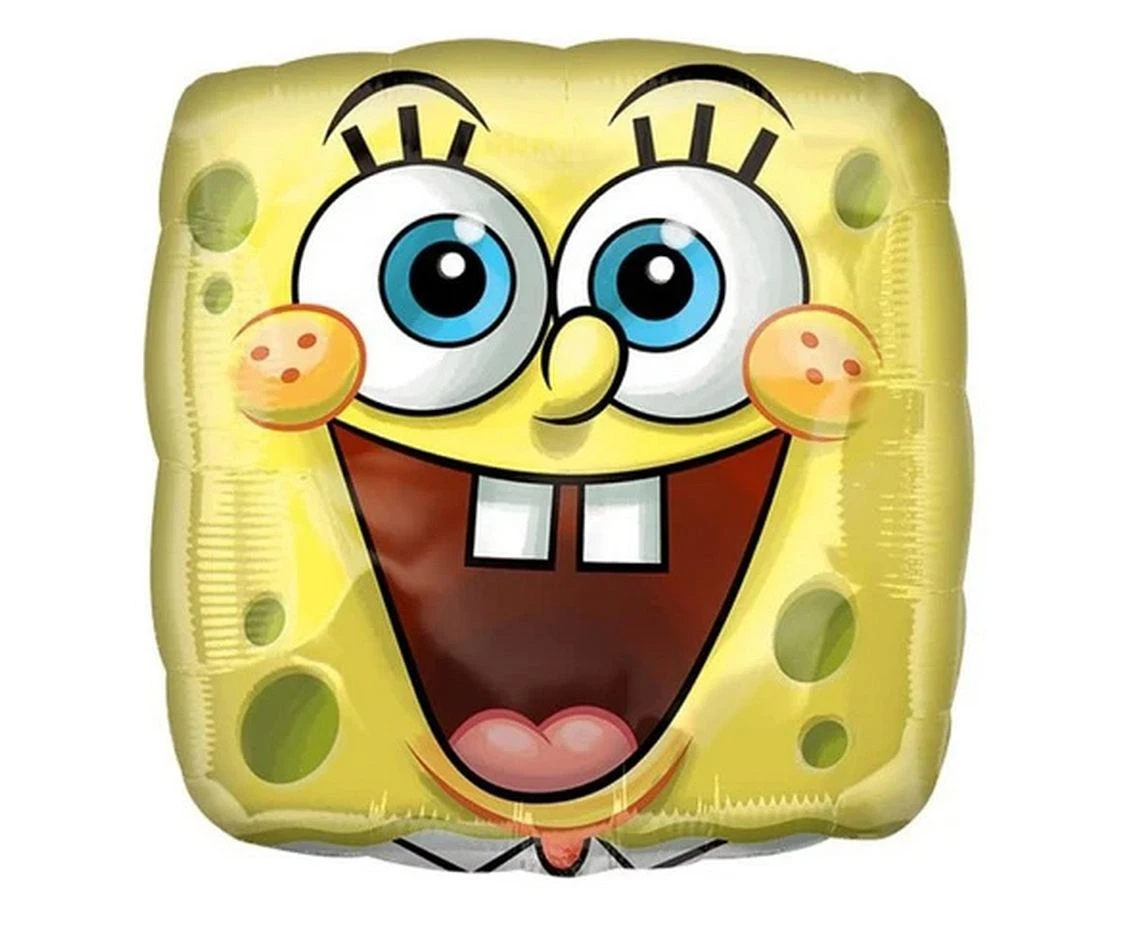 Balon foliowy 18" SQR - Spongebob, Square Face KK