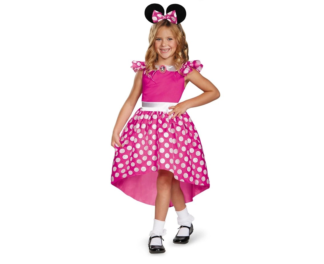 Strój Minnie Pink Classic - Minnie Mouse (licencja), rozm. S (5-6 lat)