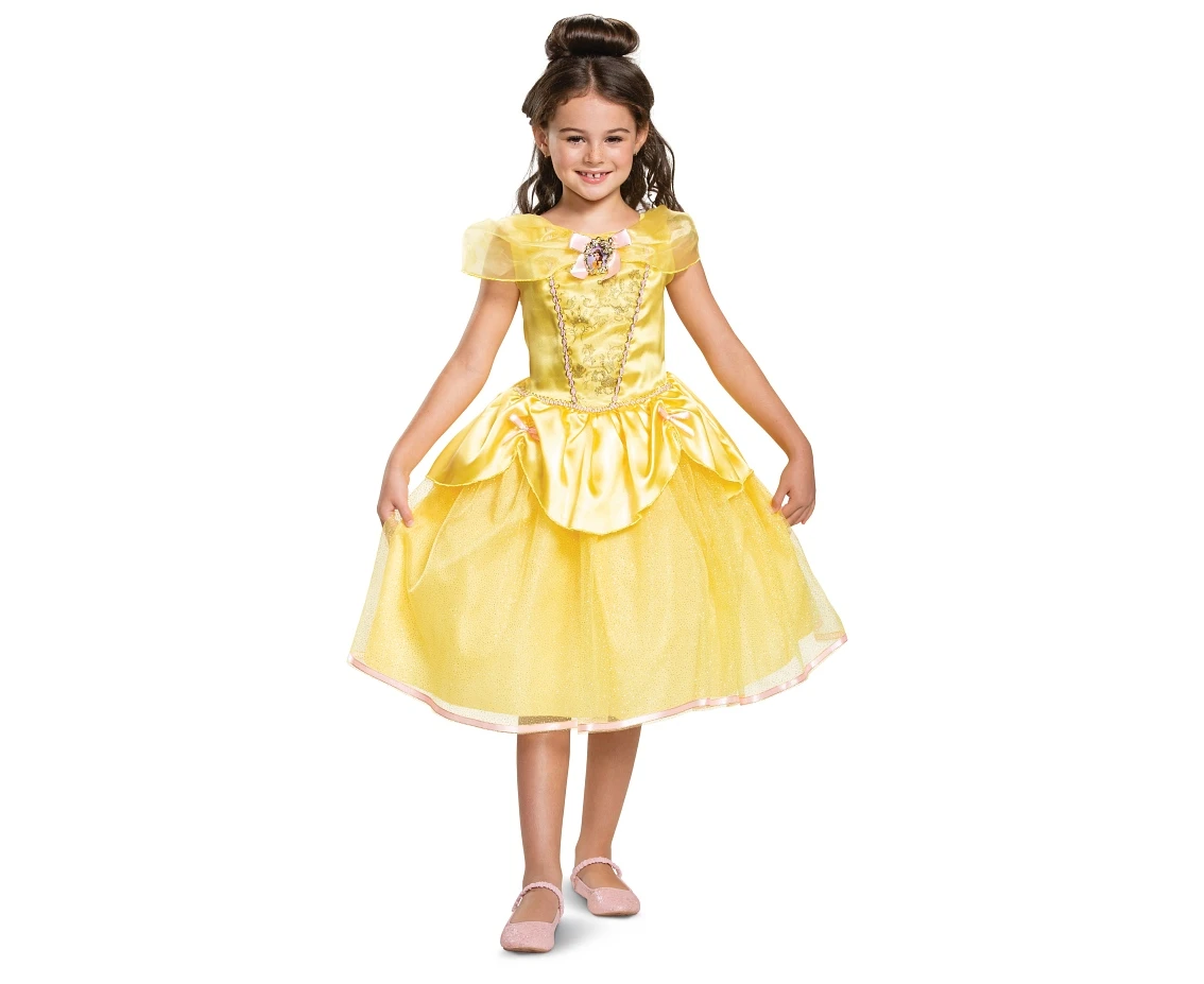 Strój Belle Deluxe - Princess (licencja), rozm. M (7-8 lat) KK