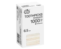Wykałaczki w papierku 25g grubości, bez nadruku - 65 x 2 mm / 1000 szt.