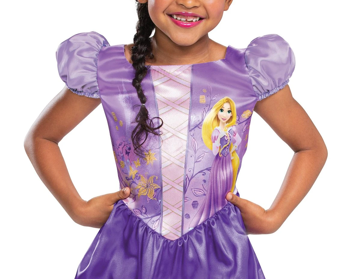 Strój Rapunzel Basic - Tangled Princess (licencja), rozm. M (7-8 lat) KK