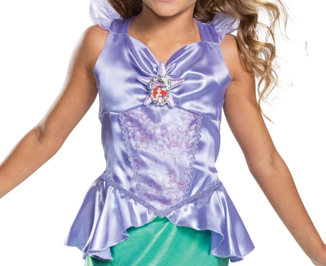 Strój Ariel Deluxe - The Little Mermaid Princess (licencja), rozm. M (7-8 lat) KK