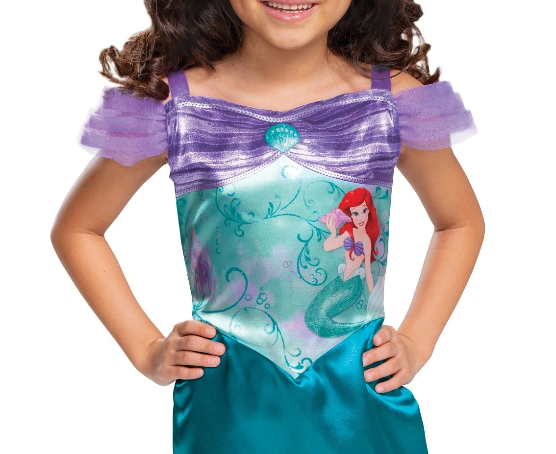 Strój Ariel Basic - The Little Mermaid Princess (licencja), rozm. M (7-8 lat)