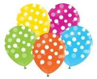 Balony Groszki, 12 cali/ 5 szt.