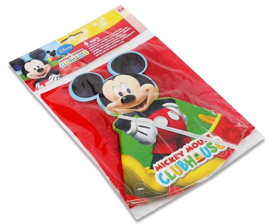 Czapeczki papierowe "Playful Mickey", 6 szt. KK
