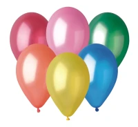 Balony Gemar 10", metalik mix, 50szt.