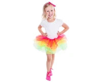 Zestaw dla dzieci "Tęczowa balerina" (opaska, buty, spódniczka)