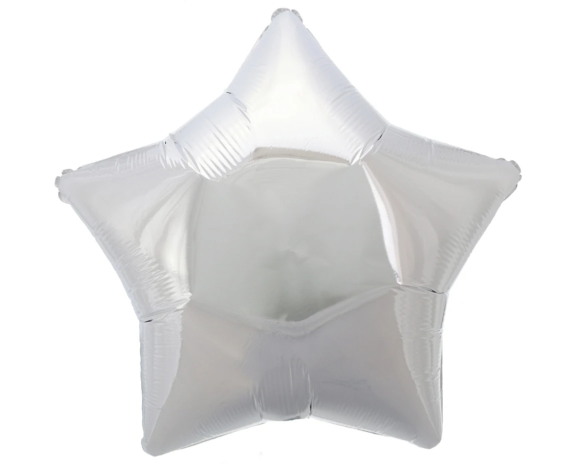 Balon foliowy JUMBO FX - Gwiazda (srebrna), niepakowany