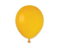 Balony Gemar 5", pastel ciemnożółte, 100szt.