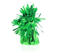 Ciężarek foliowy do balonów z helem, zielony, 145 g/ 1 szt.