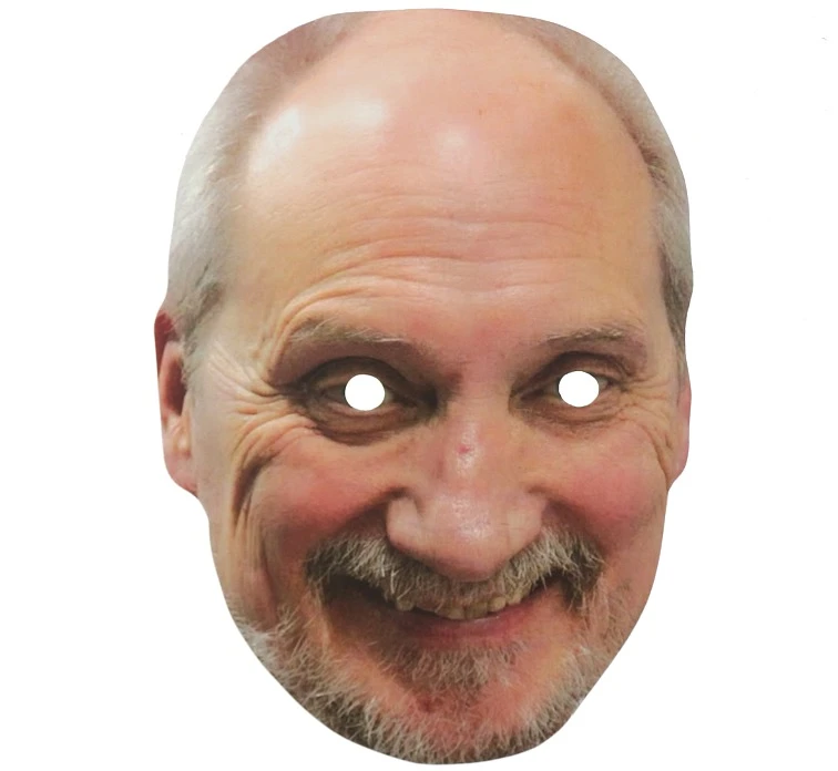 Maska papierowa "Antoni Macierewicz"