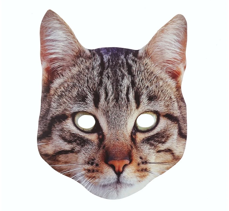 Maska papierowa "Kot"