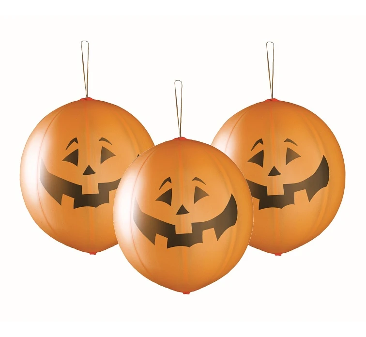 Balony Gemar, pastel premium dynie na halloween, piłki z gumką, 3szt.